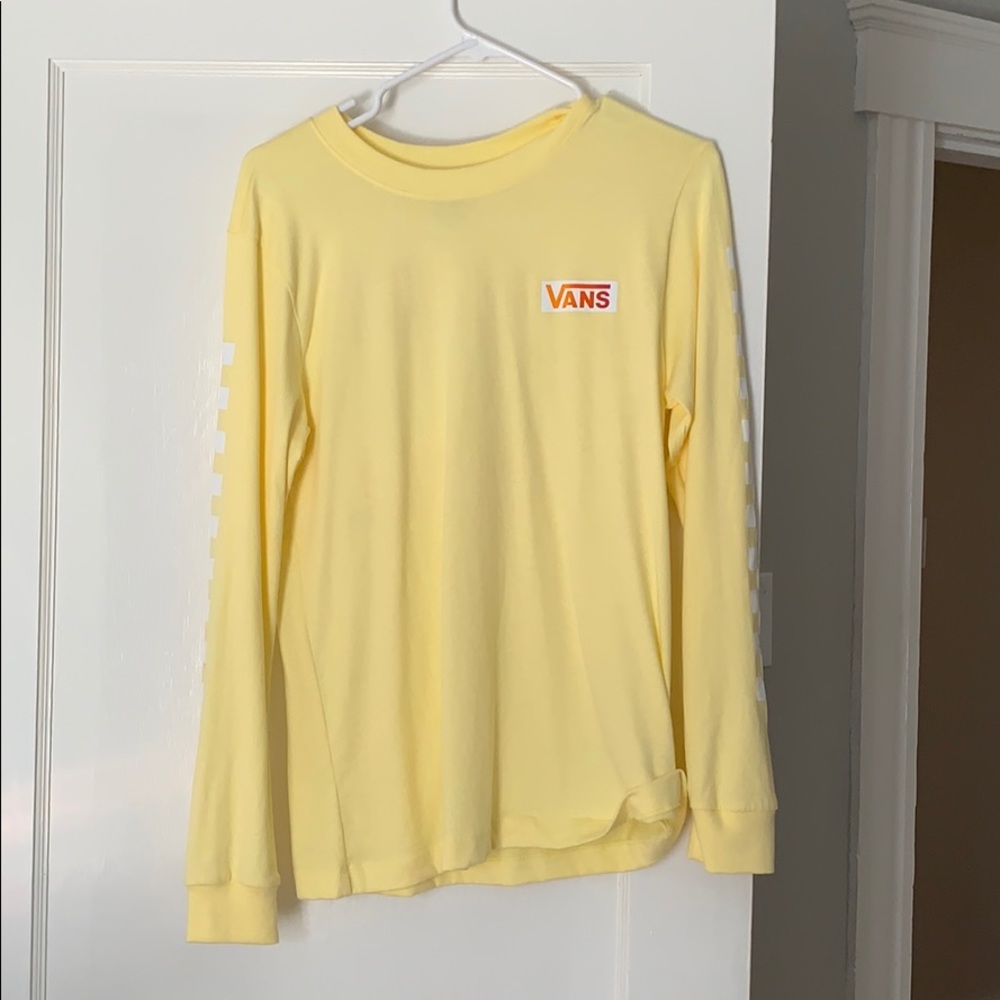 Yellow Vans long sleeve